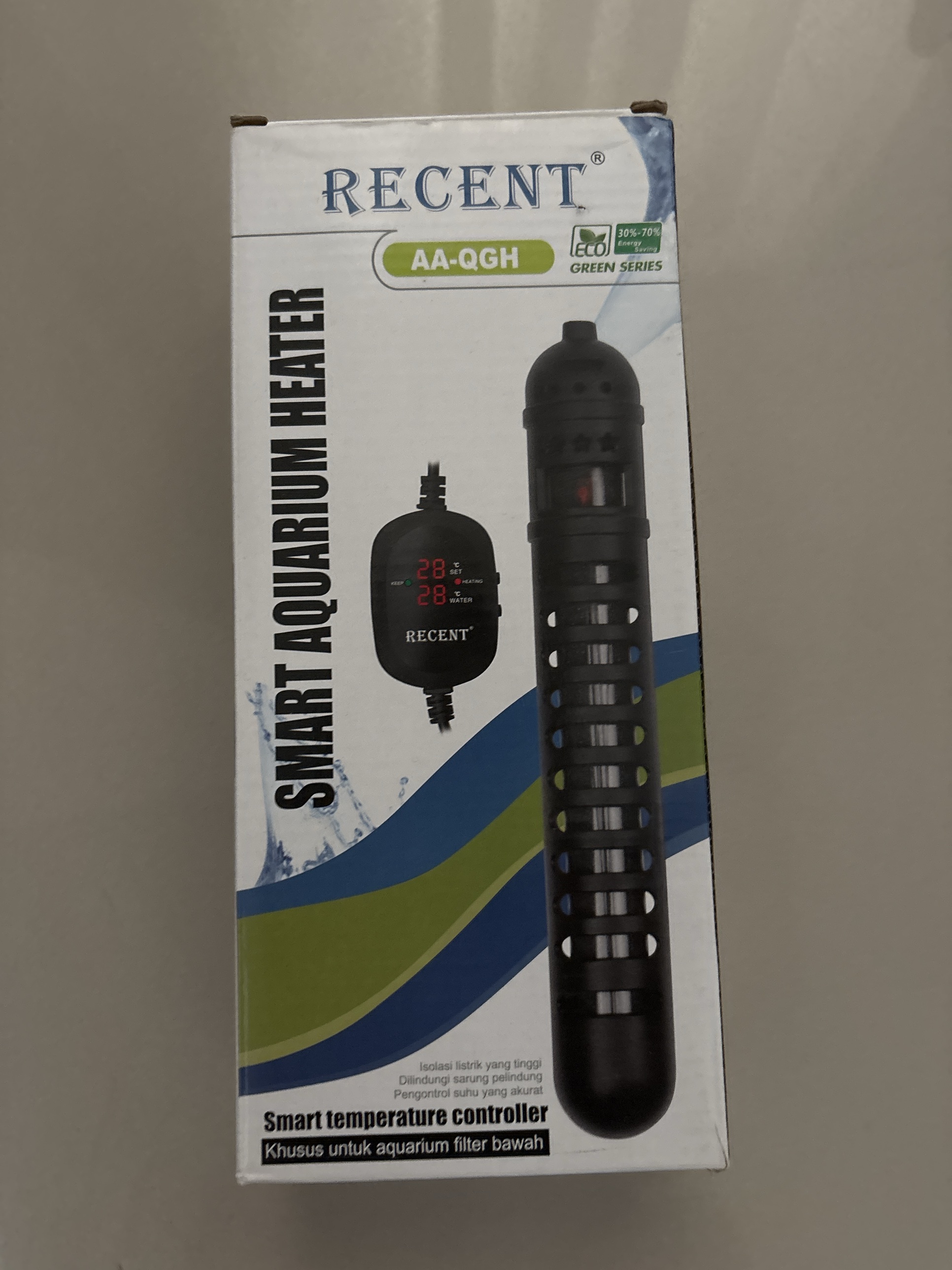 Recent AA-QGH Smart Aquarium Heater 500 Watt Digital — Baru Segel